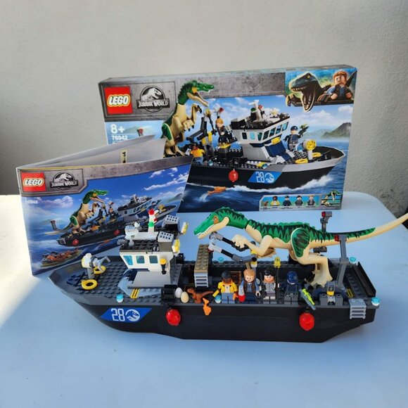 LEGO Jurassic World Park Baryonyx Dinosaur Boat Escape 76942 Building Set Set, B - Picture 15 of 16